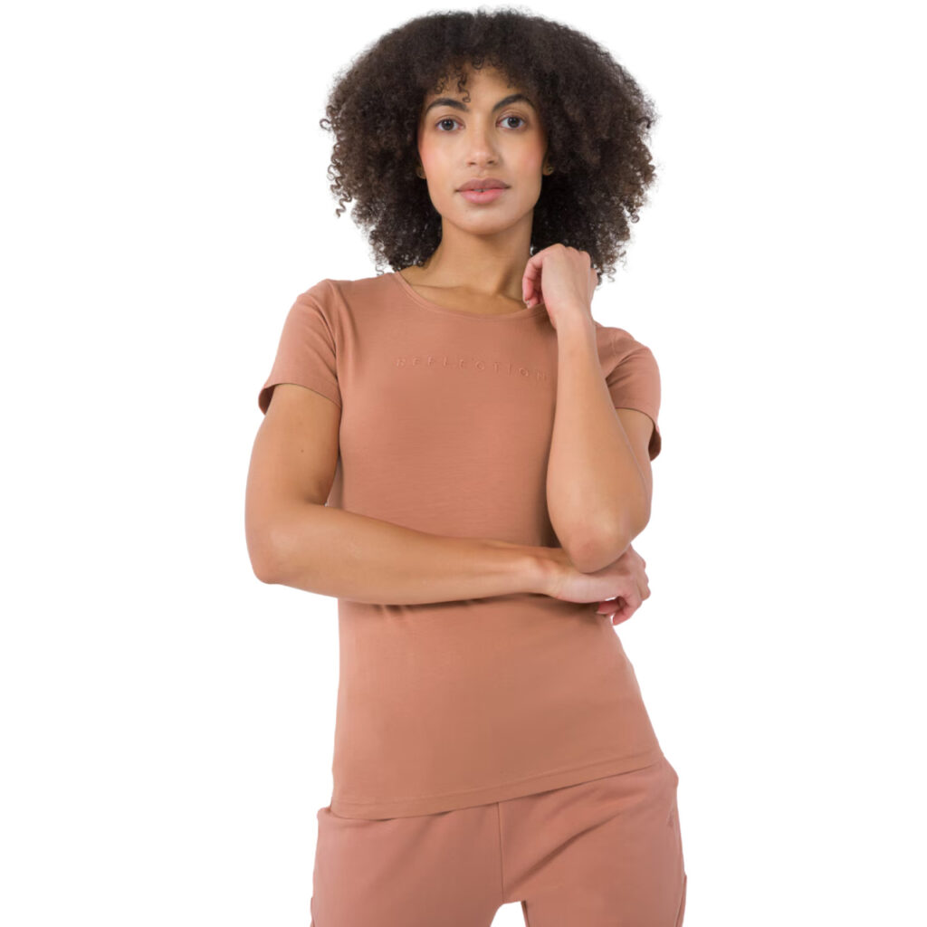 Koszulka damska 4F łososiowa H4Z22 TSD029 64S