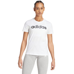 Koszulka damska adidas Essentials Linear biała GL0768