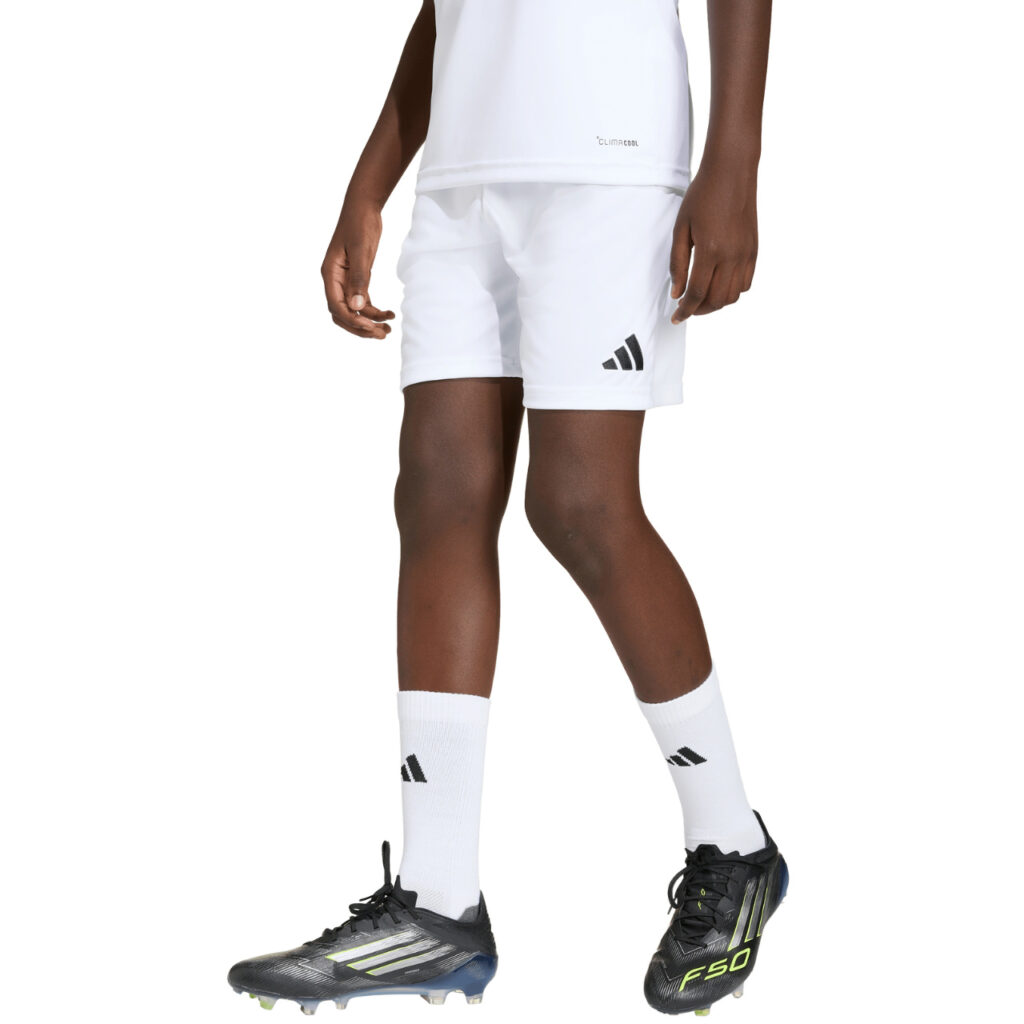 Spodenki dla dzieci adidas Entrada 26 białe JZ6526