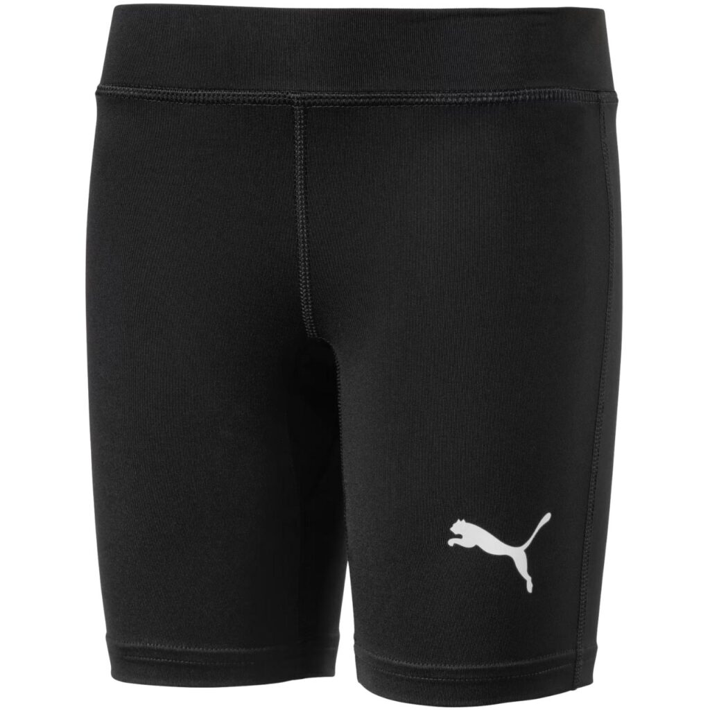 Spodenki dla dzieci Puma Liga Baselayer Tight czarne 655937 03