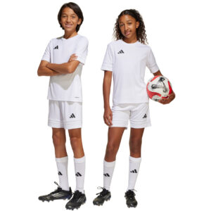 Spodenki dla dzieci adidas Squadra 25 białe JJ2423