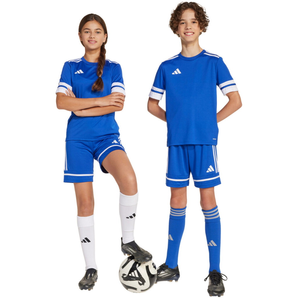 Spodenki dla dzieci adidas Squadra 25 niebieskie JN5455