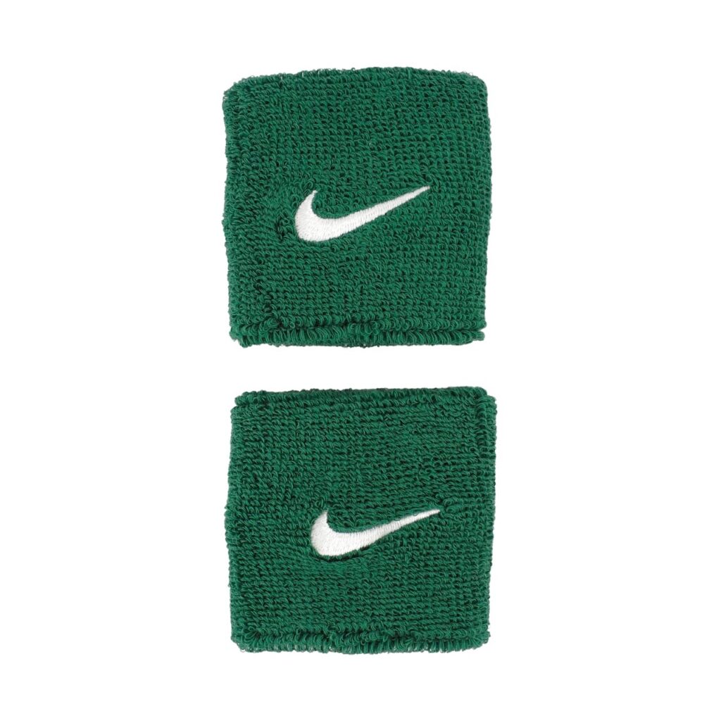 Frotki na rękę Nike Swoosh Wristbands 2 szt. zielone N1012405319OS