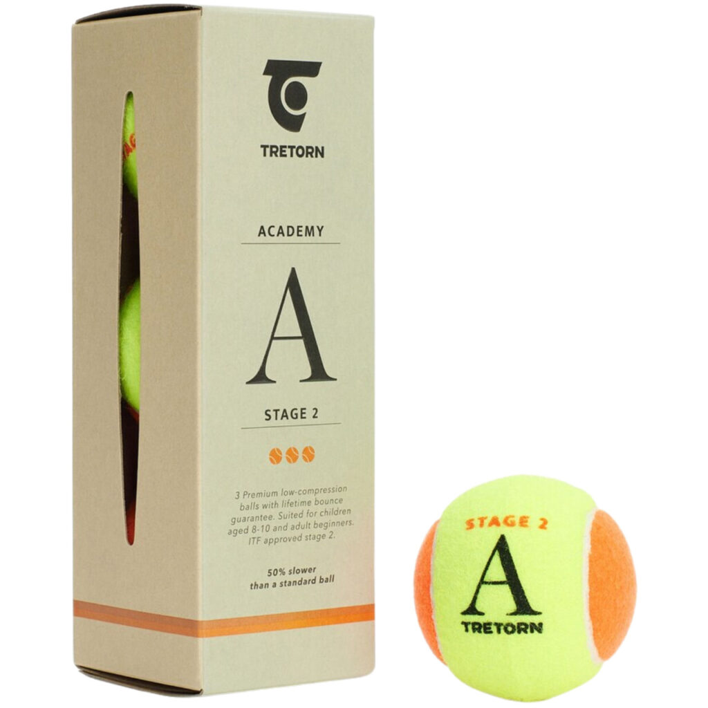Piłki do tenisa ziemnego Tretorn Academy 3 szt. pomarańczowe 3T525 473625